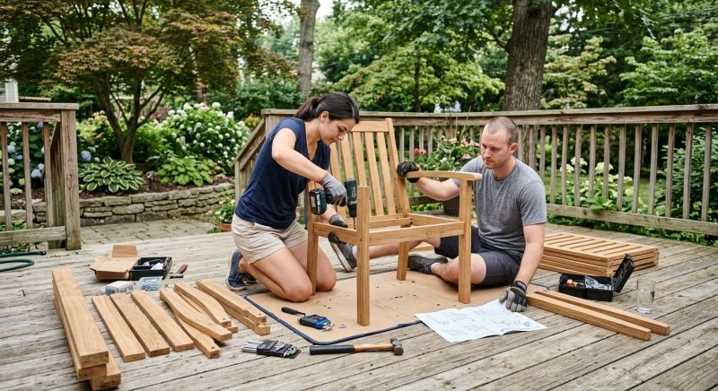 Patio Set Assembly in Overland Park, KS