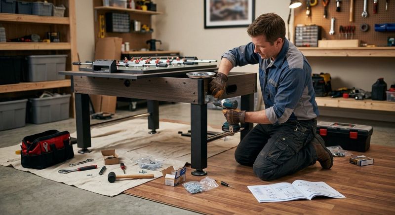 Foosball Table Installation