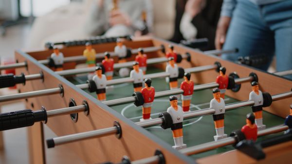 Foosball Table Assembly